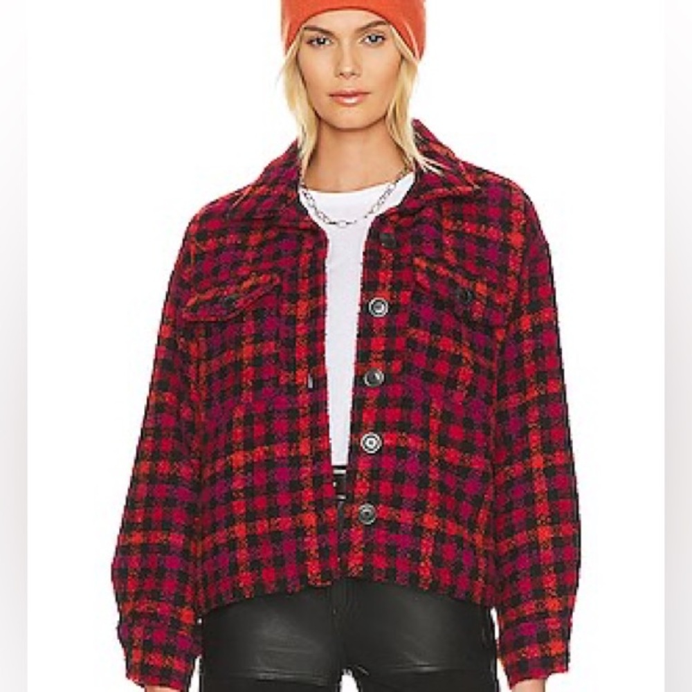 Sanctuary Roller Plaid Shacket